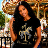 Carrousels Gold Horse Tee