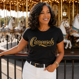 Carrousels Script Tee