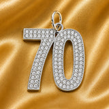 Silver 70th Anniversary Carrousels Charm