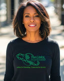 Links Logo Rhinestone Long Sleeve Tee