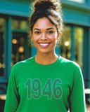 Links 1946 Rhinestone Long Sleeve Tee