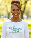 Links Logo Rhinestone Long Sleeve Tee