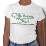 Links Logo Rhinestone Short Sleeve Tee