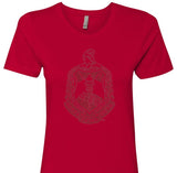 Delta Sigma Theta Red Glitter Crest Tee