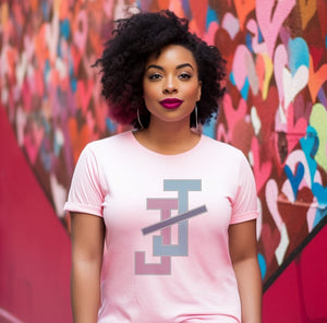 Jack and Jill Interlocking J Logo Short Sleeve Tee