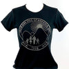 Jack and Jill Clear Rhinestone Logo Short Sleeve Tee