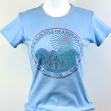 Jack and Jill Color Rhinestone Logo Short Sleeve Tee