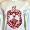 Delta Sigma Theta Crest Long Sleeve Tee
